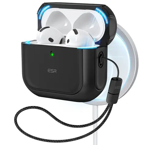 ESR Orbit HaloLock schwarz / Hülle / MagSafe / für Apple AirPods 4