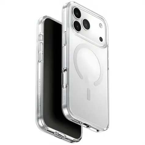 UNIQ Clario MagClick iPhone 17 Pro Max transparente Schutzhülle mit MagSafe-Ladefunktion