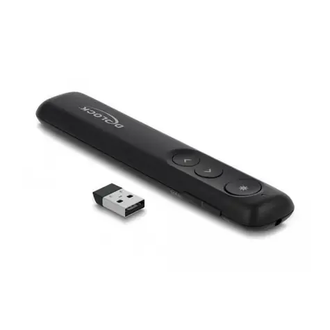 DeLock USB-Laser-Presenter schwarz / Presenter / Laserpointer / USB-Empfänger