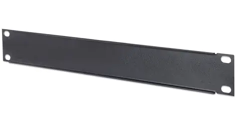 Intellinet 10"-Rack, Blindabdeckung, schwarz / Blindabdeckung / 1 HE / 270 x 44,5 x 8 mm / Stahl