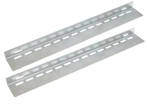 EFB PRO-SGL10 silber / Rackschiene / Tiefe 750 mm / Tragfähigkeit 100 kg / 2 Stück