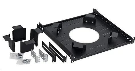 Triton Kabelhalter schwarz / Kabelhalter / 19" / 10U