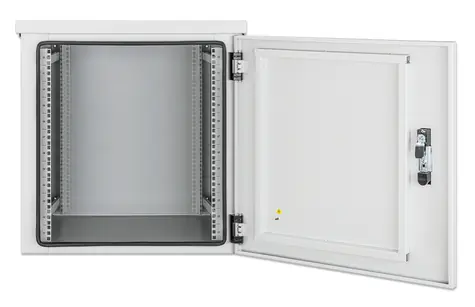Intellinet 716109 grau / Wandschrank / 9 HE / 19" / IP55 / 615 x 600 x 635 mm