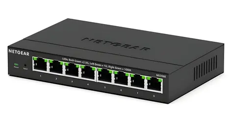 Netgear MS308 / Switch / 8- Port 2,5G Multi-Gigabit / Unmanaged / Metallgehäuse
