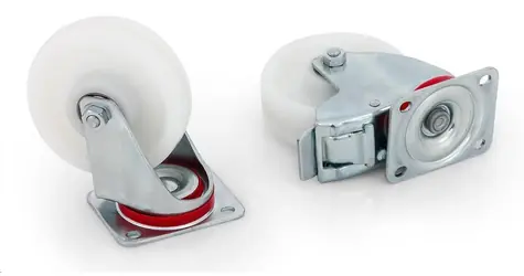 Triton Lenkrollensatz 1600 kg / Lenkrollensatz / 2x mit Bremse, 2x ohne Bremse / max. Tragfähigkeit des Satzes 1600 kg