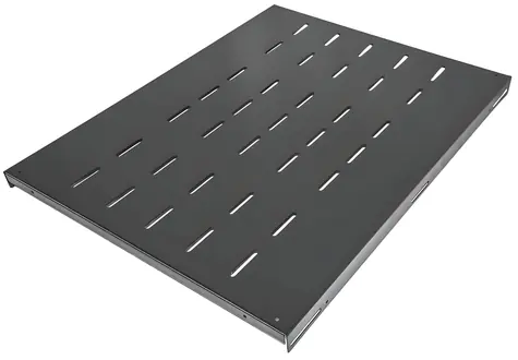 Intellinet Rack-Einschub schwarz / Rack-Einschub / 19" / 1 HE / Tiefe 600 mm / Tragfähigkeit 100 kg