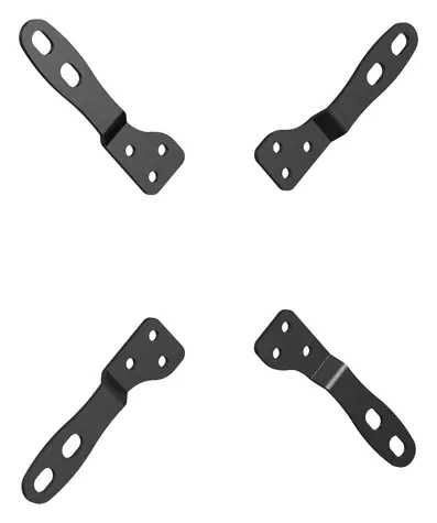 VESA- Equip für Monitore 23-42 Zoll, schwarz / VESA-Adapter / 200 x 200 mm / Tragkraft 30 kg