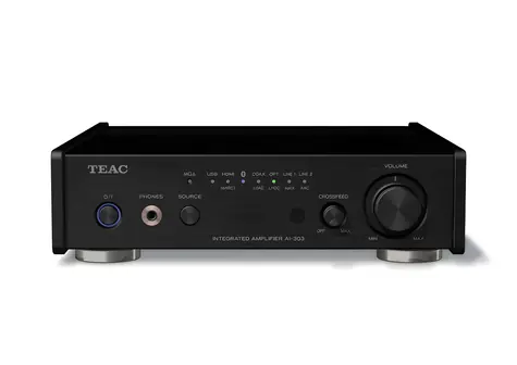 Teac AI-303 schwarz / Verstärker / HDMI ARC/eARC / Bluetooth LDAC / USB-C / Kopfhörerausgang