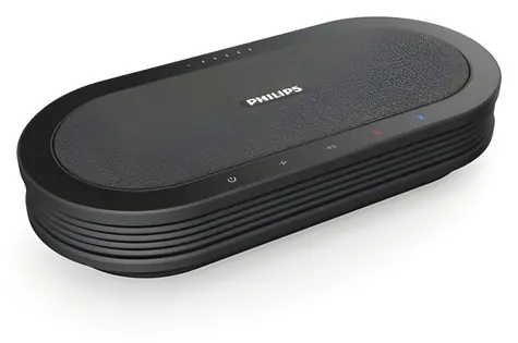 Philips PSE0501 grau / Konferenzlautsprecher / Bluetooth 5.0 / USB / Akku 5000 mAh