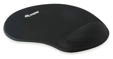 Equip Ergonomisches Mauspad Schwarz / Mauspad / Gel / 200 x 230 mm / Handgelenkauflage