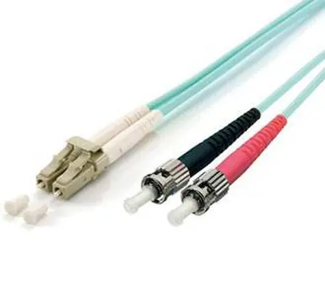 Equip -ST Türkis / Optisches Patchkabel / Multimode OM3 / Duplex / 1 m