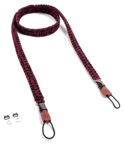 C-ROPE Traveler Red Dots / Kameragurt / Paracord / 140 cm / Tragkraft 40 kg