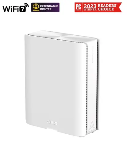 Asus ZenWiFi BQ16 weiß 1er-Pack / Mesh-Router / Wi-Fi 7 / 2,4+5+6 GHz / AiMesh / USB 3.0