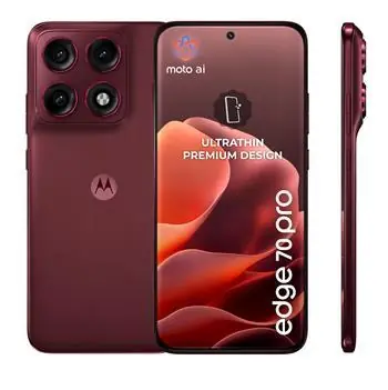 Motorola Edge 70 Pro 12+512 GB Pantone Zinfandel / Smartphone / 6,78" AMOLED 144Hz / MediaTek Dimensity 8500 Extreme