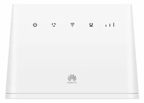 Huawei LTE-WLAN-Router, weiß / Router / 4G LTE / Wi-Fi 4 150 Mbit/s / SIM-Kartensteckplatz