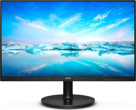 21,5" Philips V Line 221V8A/00 Schwarz / Monitor / VA / FHD / 75 Hz / 4 ms / Lautsprecher / VESA