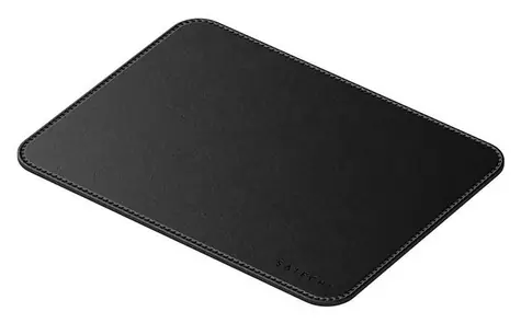 Satechi Mauspad aus veganem Leder, schwarz / Mauspad / Öko-Leder / 230 x 310 mm