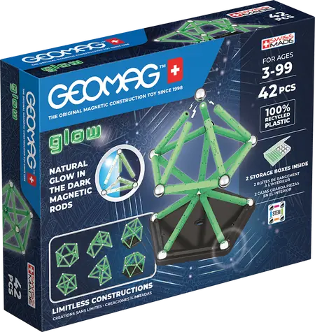 Geomag Glow Baukasten / 42 Teile / ab 3 Jahren