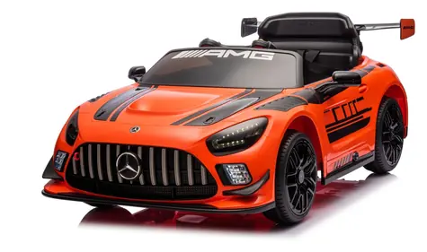 Eljet Kinder-Elektroauto Mercedes- AMG GT3 orange / 2x25 W / Geschwindigkeit 2,5-3,5 km/h / Zuladung 30 kg