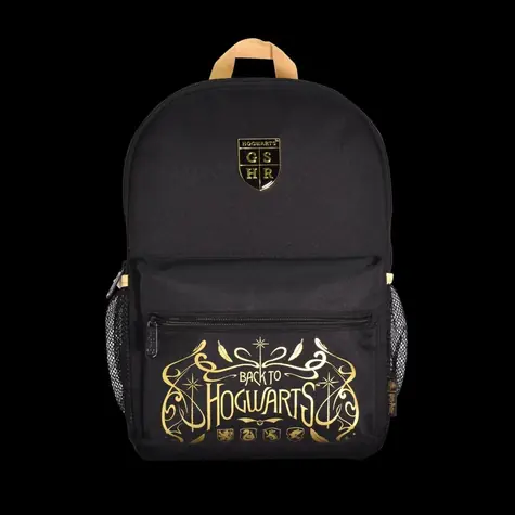 BLUESKY Harry Potter Rucksack schwarz/kamel / Schulrucksack