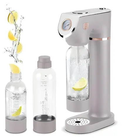 BERLINGERHAUS Sodabar Taupe Kollektion / Wassersprudler / 2 Flaschen pro Packung