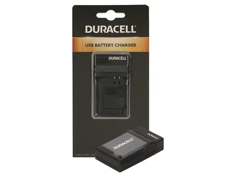 Duracell Ladegerät mit USB-Kabel für Canon NB-11L, schwarz / Ladegerät / USB / 5 V