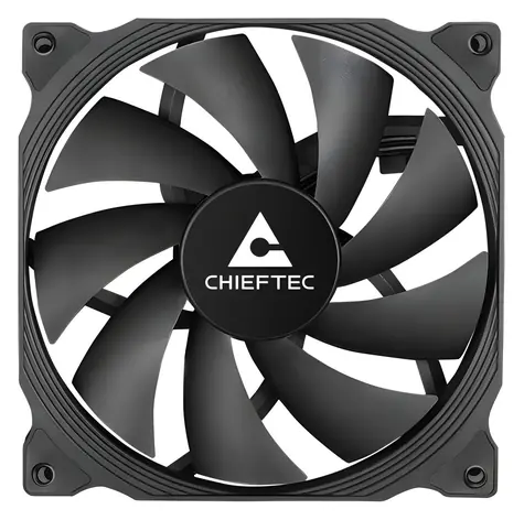 Chieftec ZF-1225PWM Schwarz / Lüfter / 120 mm / Hydrauliklager / 1600 U/min / 33 CFM / 4-Pin PWM