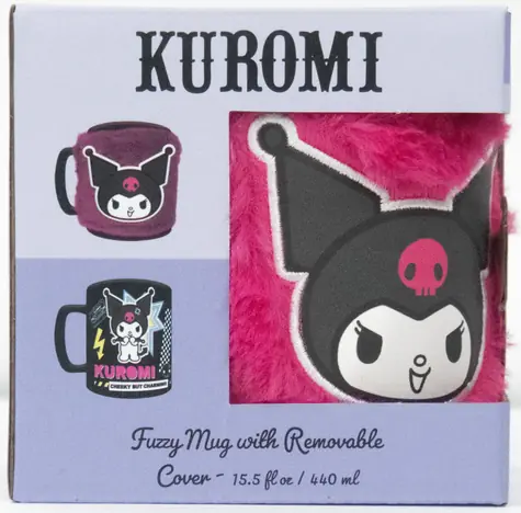 PYRAMID Kuromi Becher / mit Plüschbezug / 440 ml / spülmaschinen- und mikrowellengeeignet (ohne Bezug)