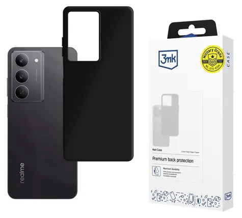 3mk Matt Case für Realme 14x schwarz / Schutzhülle