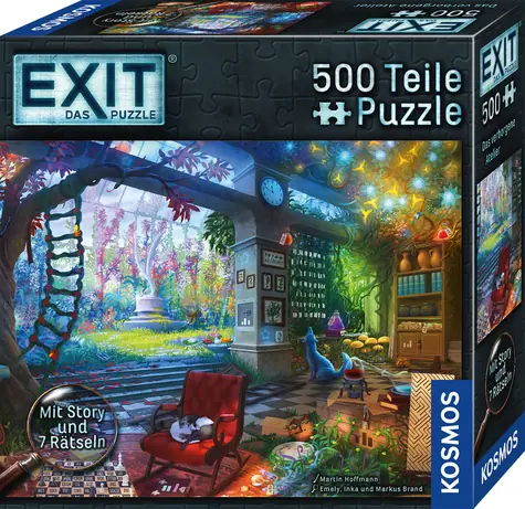 KOSMOS EXIT Puzzle: Verstecktes Studio / 500 Teile / ab 10 Jahren