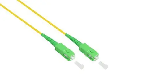 Good Connections OS2 LC-SC gelb 7,5 m / Optisches Patchkabel / Simplex / SM 9/125 µm / APC / LSZH