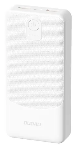 Dudao K10Pro 20000mAh weiß / Powerbank / 2,4A / 2x USB-A