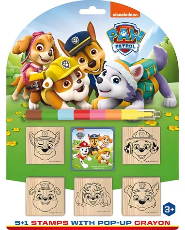 JIRI MODELS Stempel Paw Patrol / 5+1 Stück / Wachssiegel 7 Farben