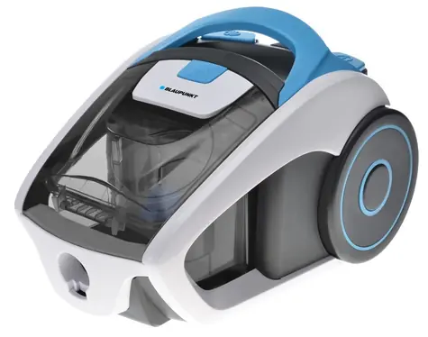 Blaupunkt VCC301 weiß-blau / Beutelloser Staubsauger / 700 W / HEPA 13 / 1,2 l / 77 dB