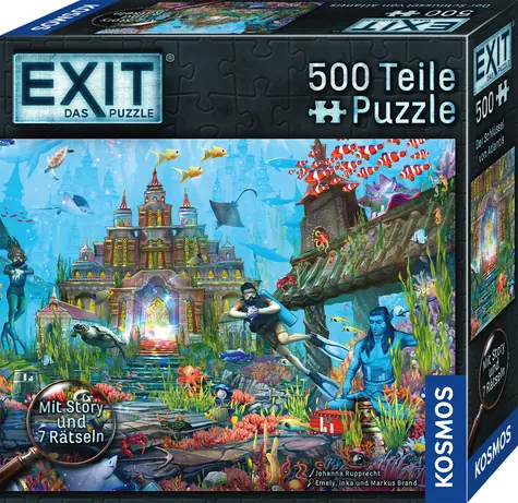 KOSMOS EXIT Puzzle: Schlüssel von Atlantis / 500 Teile / ab 10 Jahren
