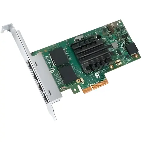 Intel Ethernet-Serveradapter I350-T4V2 (Einzelhandel) / Netzwerkkarte / PCIe x4 / 4X RJ-45 / Gigabit-Ethernet