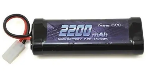 Gens Ace NiMH-Akku 2200 mAh 7,2 V / Akku für RC-Autos und -Panzer / Tamiya -Anschluss
