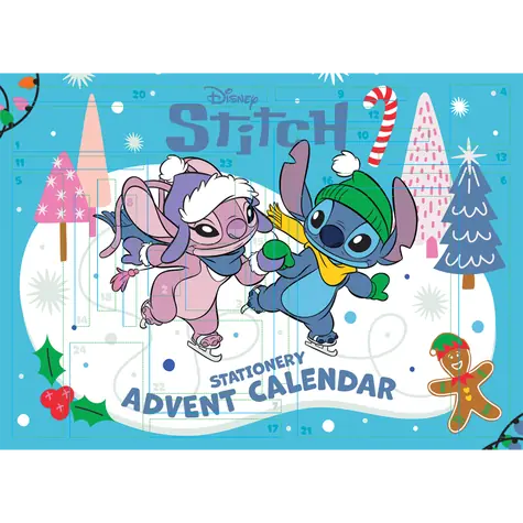 PYRAMID Adventskalender Lilo & Stitch / 24 Türchen / Schreibwaren / Lizenzdesign