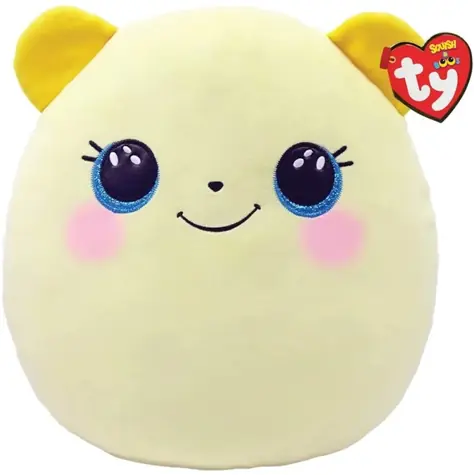 Ty Squishy Butterblumengelber Bär / 22 cm