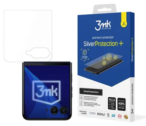 3MK SilverProtection+ / Schutzfolie / Motorola Razr 50 Ultra / Frontdisplay / antimikrobiell
