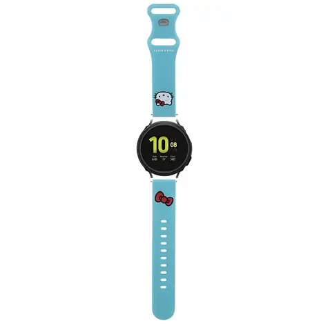 Hello Kitty Silikon-Kopfband blau / Universal / 20 mm
