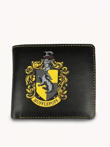GROOVY Herren-Geldbörse Harry Potter Hufflepuff / Geldbörse / Hogwarts-Motiv / Geschenkbox