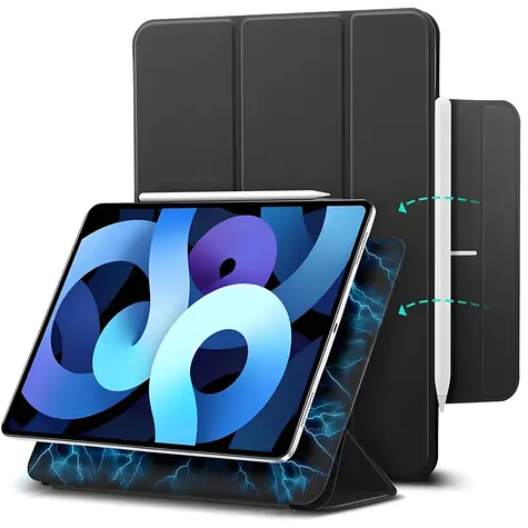 ESR Rebound Magnetische schwarze Tablet-Hülle für Apple iPad Air 10,9" (2020/2022)