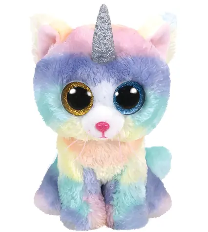 Ty Plüschkatze mit Horn Heather / Plüsch / 42 cm
