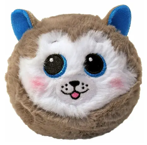 Ty Schlüsselanhänger Bouncer SLUSH, grauer Husky / 8 cm