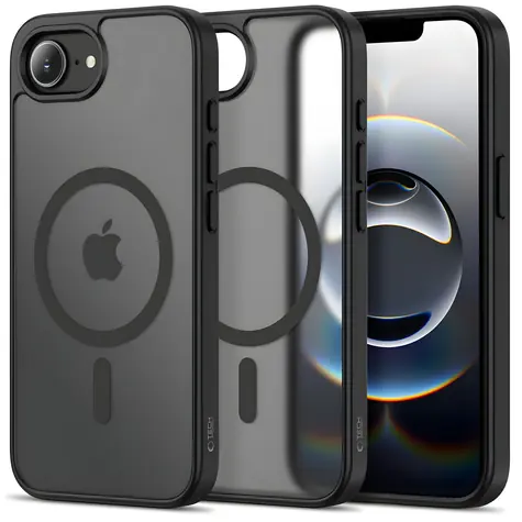 Tech-Protect BasicMag schwarz / Schutzhülle / Apple iPhone 16e, 17e / MagSafe