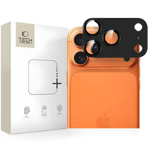 Tech-Protect Camfull Fit+ schwarz / Kameraschutzhülle / Apple iPhone 17 Pro Max