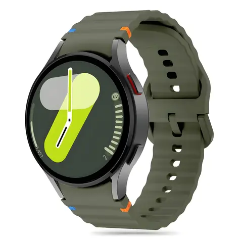 Tech-Protect Silikon-Sportarmband grün / Armband / für Samsung Galaxy Watch 4/5/5 Pro/6/7/FE