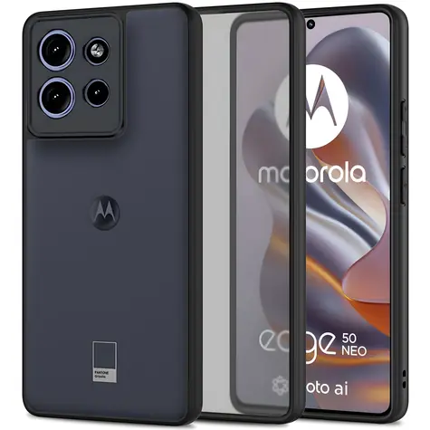 Tech-Protect MagMAT schwarz / Schutzhülle / Motorola Edge 50 Neo / Magnethalterung