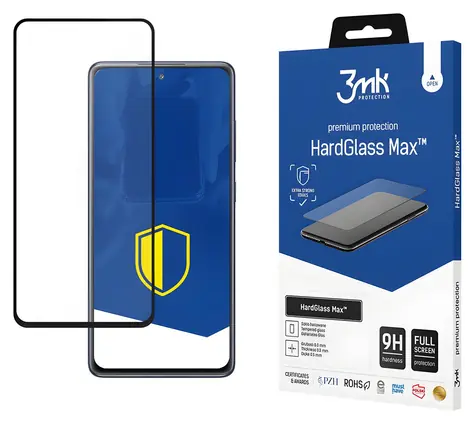 3MK HardGlass Max Schwarz / Gehärtetes Glas / Samsung Galaxy S20 FE 5G und S20 Lite